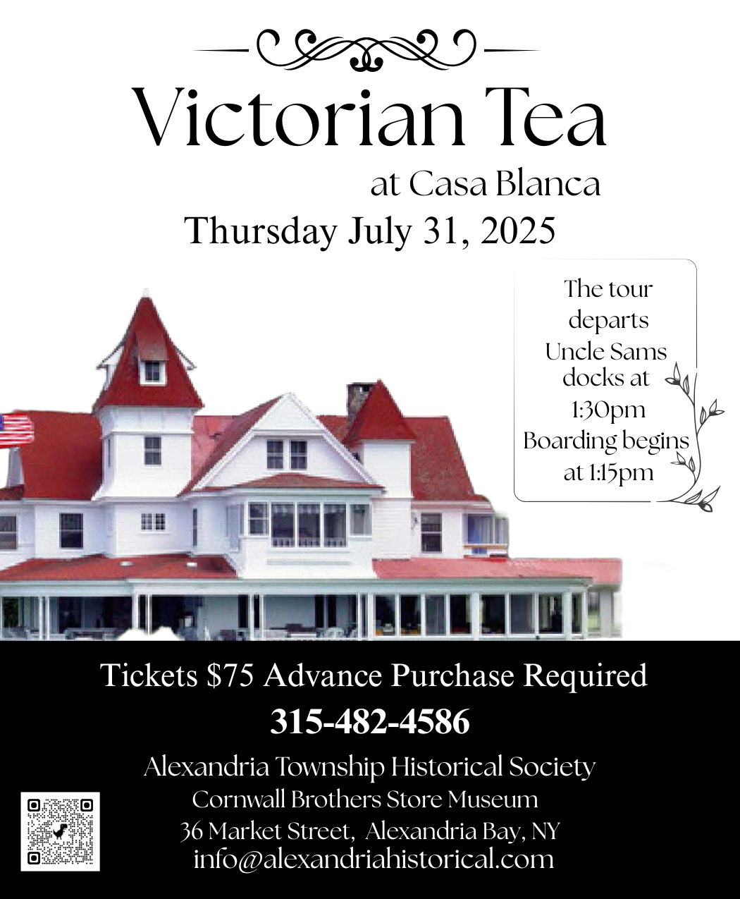 Ticket Victorian Tea 2025